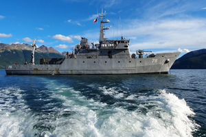 Dotación del PSG “Sibbald” realizó reaprovisionamiento en Alcaldías de Mar del Distrito Naval Beagle