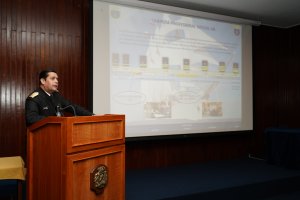 DIRECTOR GENERAL DE FINANZAS DE LA ARMADA Y DIRECTOR DE ABASTECIMIENTO DE LA ARMADA, EFECTÚAN VISITA A LA ESCUELA NAVAL “ARTURO PRAT”